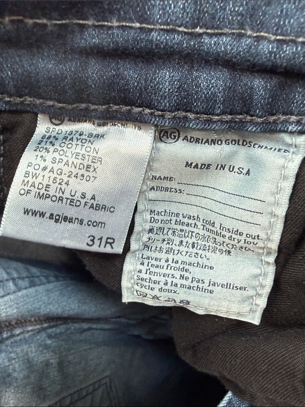 Women’s Dark Blue Jeans - Picture 2 of 4